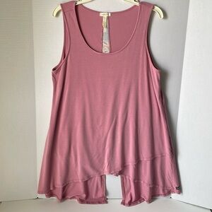 Matilda Jane Women's Size Large Tank Top  Pink